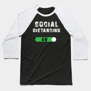 Funny Social Distancing Baseball T-Shirt